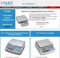 Newsletter novembre 2014 balances speciales comptage pour inventaire