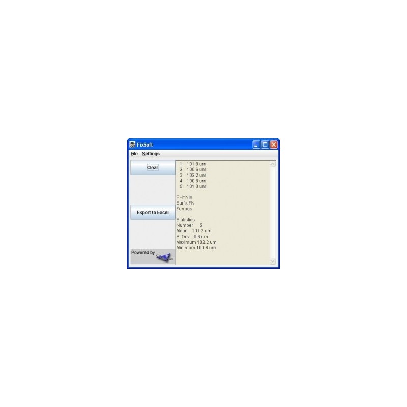 Logiciel pour Surfix